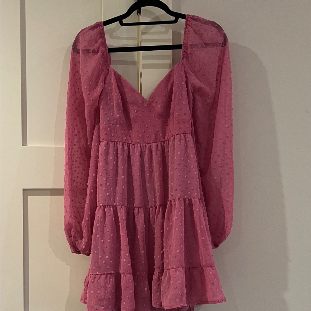 Lulu's Pink Mini Dress
